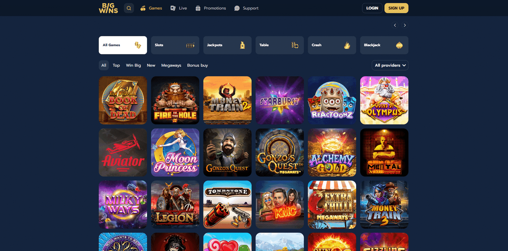 Mr Big Wins Online Casino